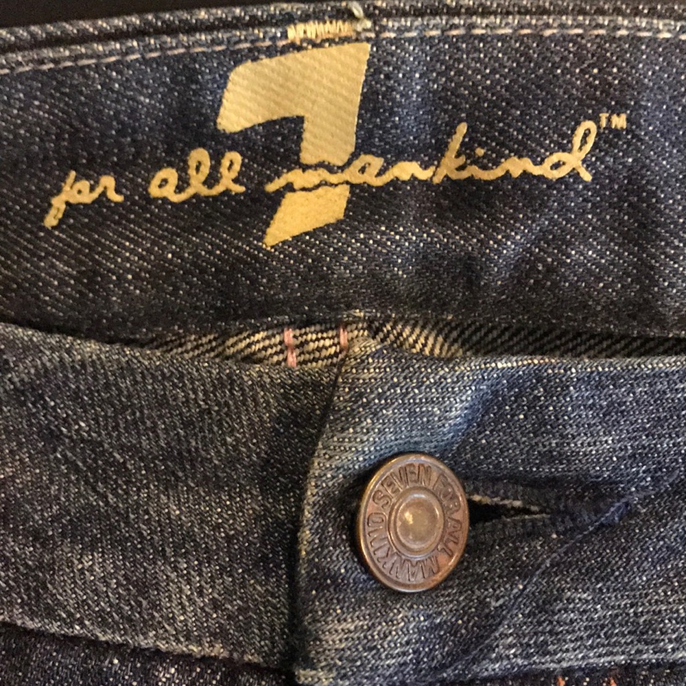 7 for all mankind premium denim jeans size 26 - Picture 2 of 5